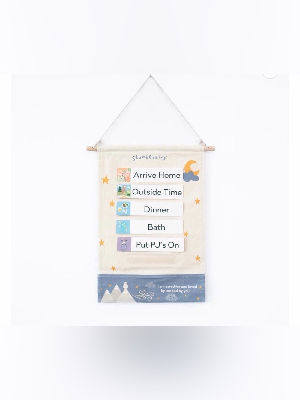 Slumberkins Visual Schedule Routines Aesthetic for Kids